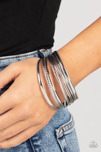 Stackable Shimmer - Silver Bracelet